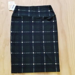 LULAROE cassie plaid skirt